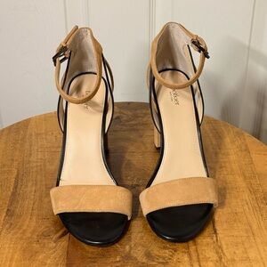 Botkier Tan and Black Heels